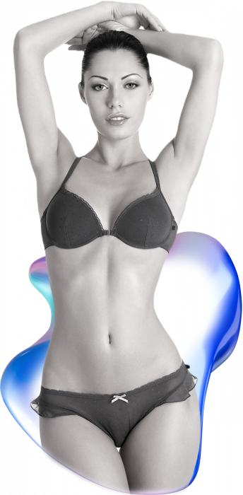shape with girl 3d empty